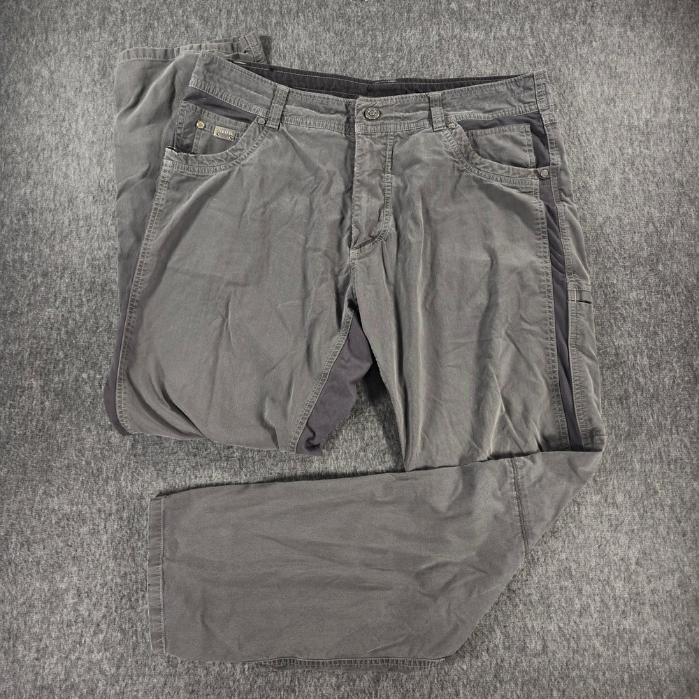 KUHL Radikl Pants Mens 36x32 Gray Hiking Hybrid Workwear Stretch 5109 Gorpcore